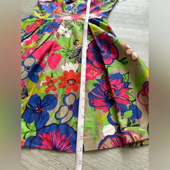 Womens Beach Bash Colorful Midi sundress size M - Picture 5 of 5
